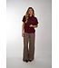 BY BAR BARLEY VISCOSE BLOUSE WINE