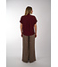 BY BAR BARLEY VISCOSE BLOUSE WINE