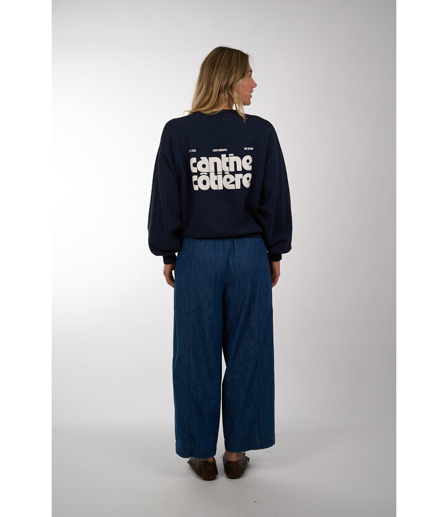 BY BAR LILI COAST SWEATER UNIFORM BLUE