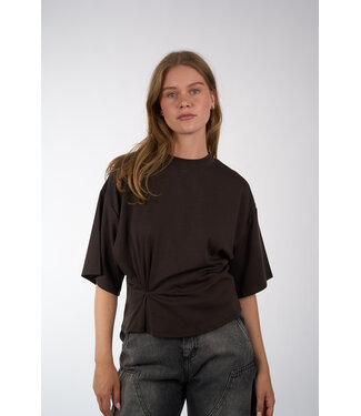 Second Female SECOND FEMALE MISSOURI TEE DARK BROWN