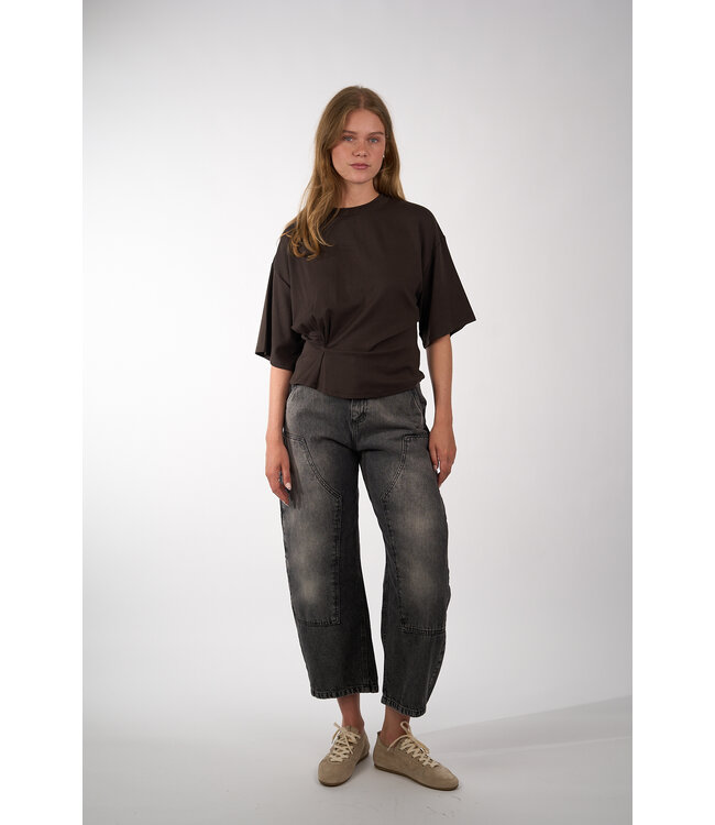 SECOND FEMALE MISSOURI TEE DARK BROWN