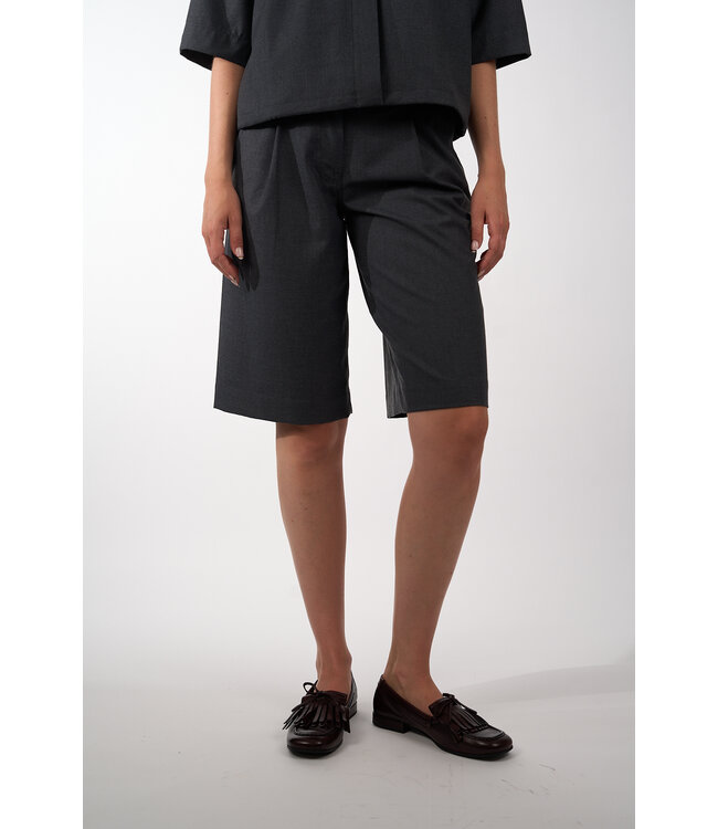 SAMSOE SAMSOE SAHARPER PLEAT SHORT OMBRE BLUE