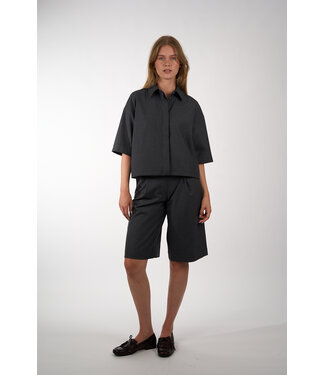 Samsoe & Samsoe SAMSOE SAMSOE SAHARPER PLEAT SHORT OMBRE BLUE