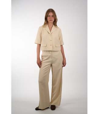 MSCH COPENHAGEN MSCH COPENHAGEN KEELEY EDELMIRA PANTS BLEACHED SAND