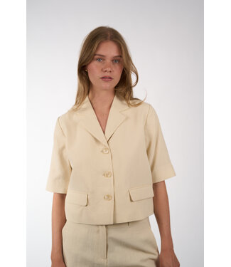 MSCH COPENHAGEN MSCH COPENHAGEN KEELEY EDELMIRA BLAZER BLEACHED SAND