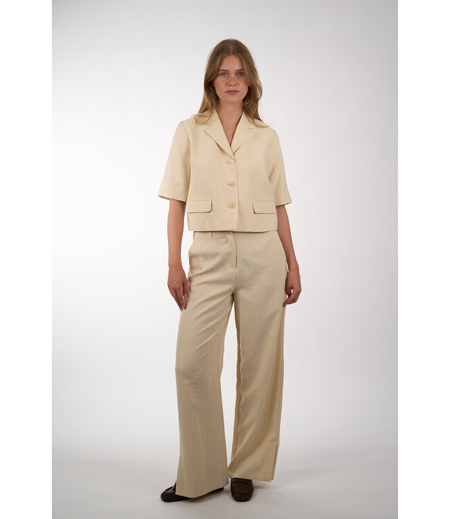 MSCH COPENHAGEN KEELEY EDELMIRA BLAZER BLEACHED SAND
