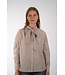 JCSOPHIE POLO BLOUSE 373 BROWN STRIPES