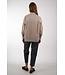 JCSOPHIE POLO BLOUSE 373 BROWN STRIPES