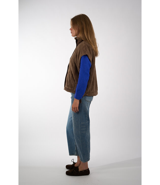 JCSOPHIE PAQUITA VEST 114 BROWN
