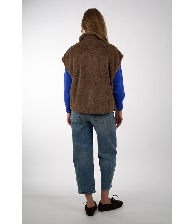 JCSOPHIE PAQUITA VEST 114 BROWN
