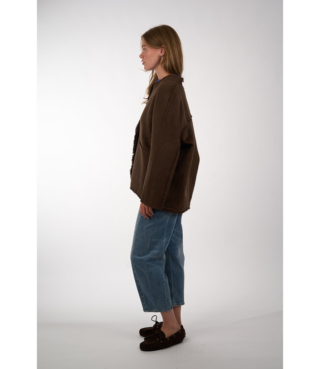 JCSOPHIE PALACE JACKET 226 DARK BROWN