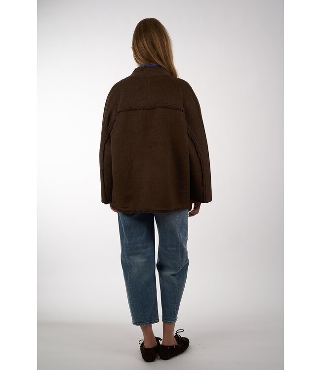 JCSOPHIE PALACE JACKET 226 DARK BROWN
