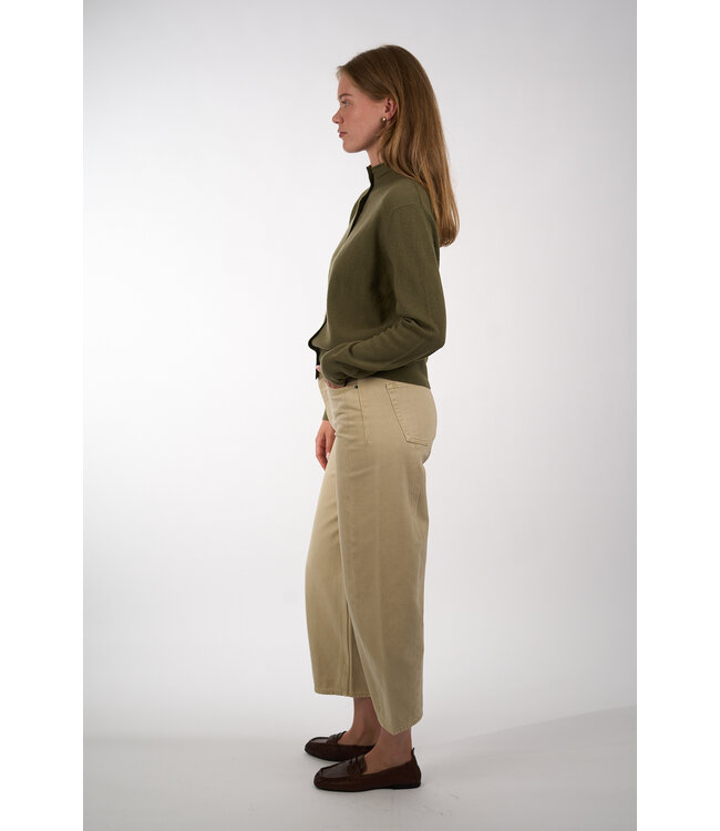 JCSOPHIE PORTER CARDIGAN 168 ARMY GREEN