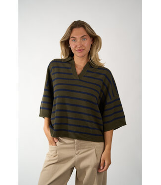 Zenggi ZENGGI Y03-1015 3004 GREEN BLUE STRIPE