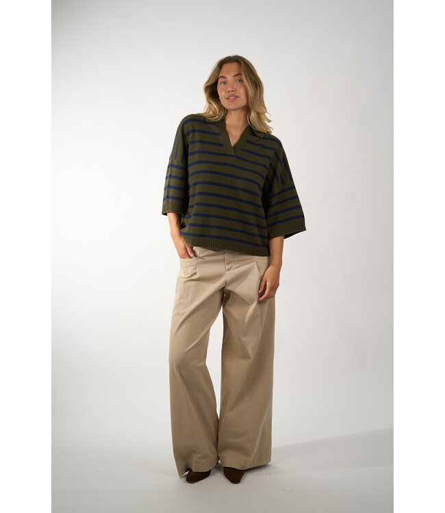 ZENGGI Y03-1015 3004 GREEN BLUE STRIPE
