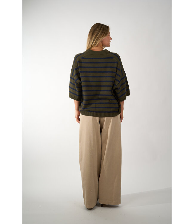 ZENGGI Y03-1015 3004 GREEN BLUE STRIPE