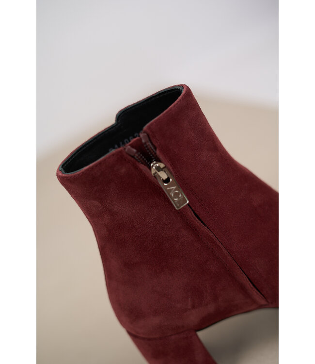 AGL BOOTIE FERGUS BURGUNDY