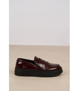 Attilio Giusti Leombruni (AGL) AGL MOCASIN FENICE BURGUNDY