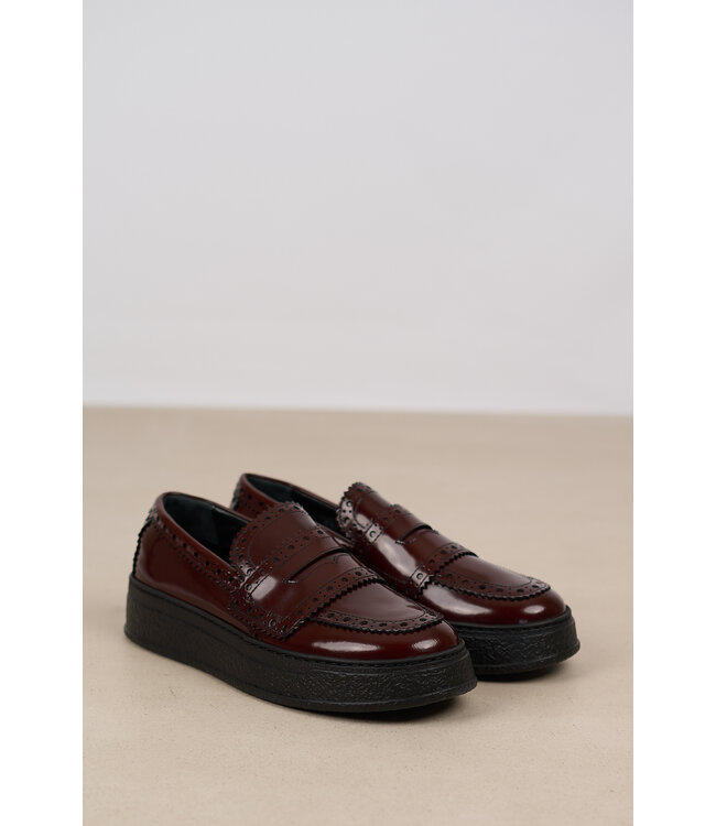 AGL MOCASIN FENICE BURGUNDY