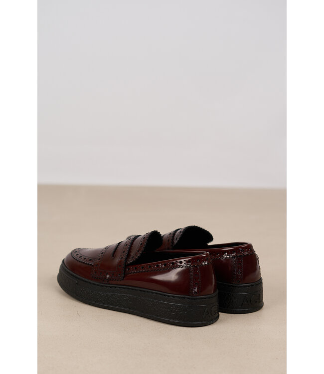 AGL MOCASIN FENICE BURGUNDY