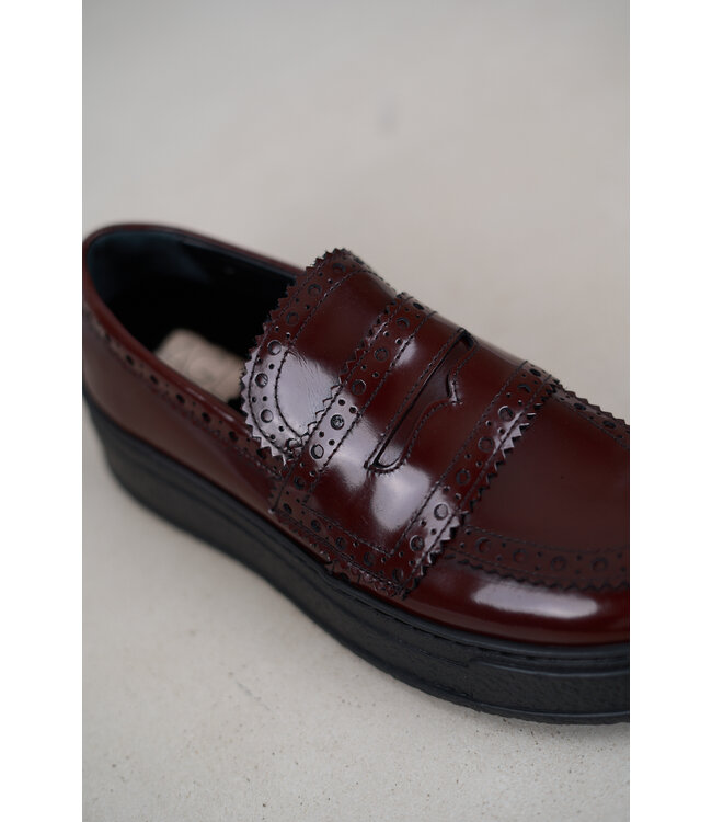 AGL MOCASIN FENICE BURGUNDY