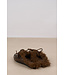 POSA BOAT LOAFER MULE HAIRY FUR