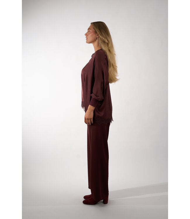 VINCE COLLETTE HIGH WAIST CREPE PANTS