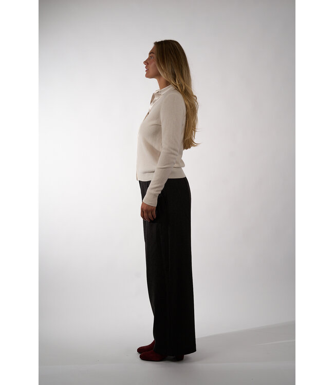 VINCE MIXED MEDIA CARDIGAN 1010WH
