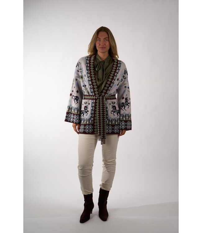 IVI CAROUSEL CARDIGAN MULTI