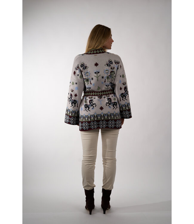 IVI CAROUSEL CARDIGAN MULTI