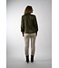 IVI WOLID SILK BLOUSE OLIVE