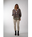 IVI CRYSTAL PAISLEY TUNIC BLOUSE OLIVE