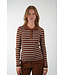 Aaiko AAIKO OLIN STRIPE DARK MOCHA