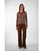 AAIKO OLIN STRIPE DARK MOCHA