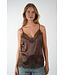 SECOND FEMALE LACERIA LACE STRAP TOP CARAFE