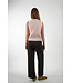 SECOND FEMALE FIQUE CLASSIC TROUSERS BLACK OLIVE