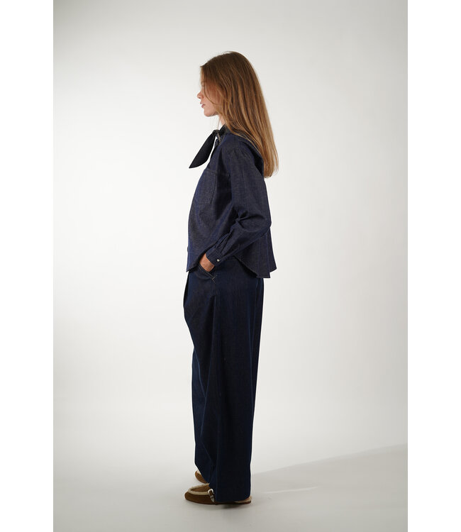 JC SOPHIE PLUM BLOUSE DENIM