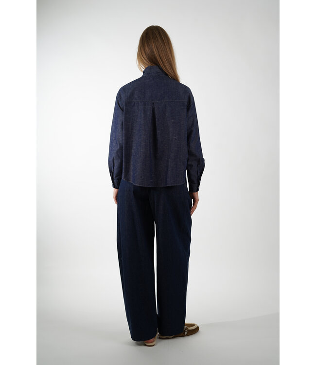 JC SOPHIE PLUM BLOUSE DENIM