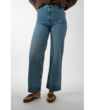 Samsoe & Samsoe SAMSOE SAMSOE SAREBECCA PATHC JEANS 160/16 STREAM BLUE