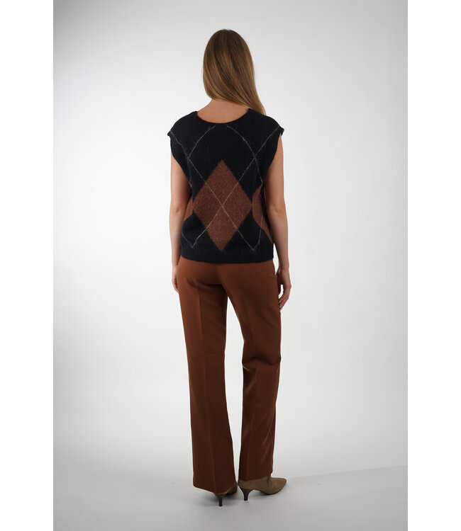 AAIKO EMMY JACQUARD FUDGE