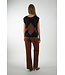AAIKO EMMY JACQUARD FUDGE