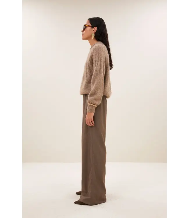 BY BAR BENJI MELANGE PANTS BISCUIT MELEE