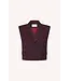 BY BAR BOBI GILET DARK WINE
