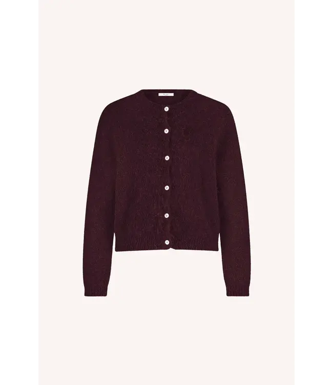 BY BAR CLEO CARDIGAN DEEP WINE