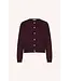 BY BAR CLEO CARDIGAN DEEP WINE