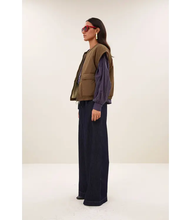BY BAR GIO SLEEVELESS JACKET HAZEL
