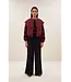 BY BAR GIO SLEEVELESS JACKET WINE