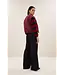 BY BAR GIO SLEEVELESS JACKET WINE