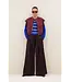 BY BAR GIO SLEEVELESS JACKET WINE
