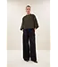 BY BAR JESS BLOUSE OLIVE CHECK